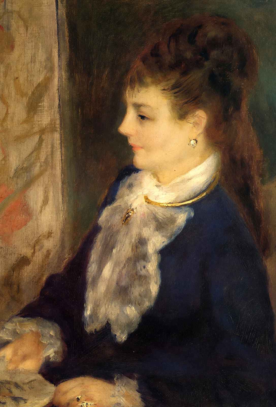 Portrait of an Anonymous Sitter Art Print 1875 by Renoir (6 Sizes)