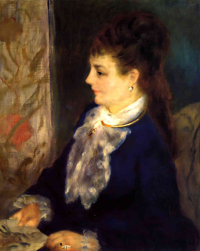 Portrait of an Anonymous Sitter by Pierre-Auguste Renoir 8x10" Art Print