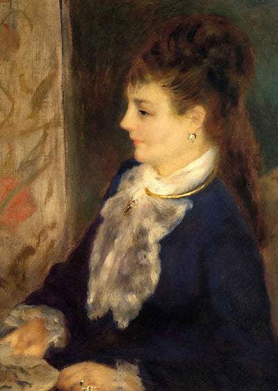 Portrait of an Anonymous Sitter Art Print 1875 by Renoir (6 Sizes)