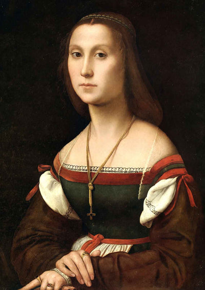 Portrait of a Woman (La Muta) 1507 Painting by Raphael Art Print (6 Sizes)