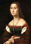Portrait of a Woman (La Muta) 1507 Painting by Raphael Art Print (6 Sizes)