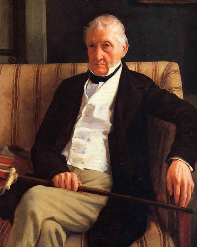 Portrait of Rene-Hillaire De Gas painting by Edgar Degas (1857)