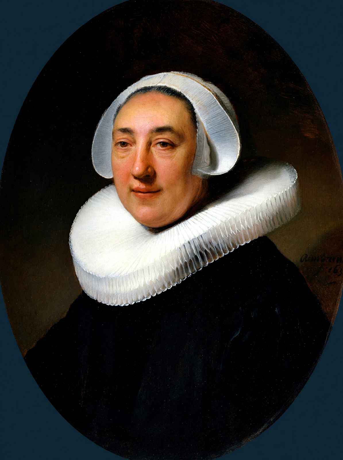 Portrait of Haesje Van Cleyburgh 1634 by Rembrandt Fine Art Print (6 Sizes)