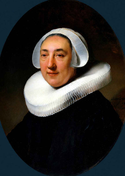 Portrait of Haesje Van Cleyburgh 1634 by Rembrandt Fine Art Print (6 Sizes)