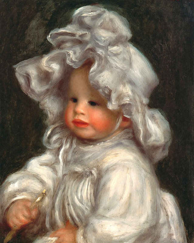 Portrait of Claude painting by Pierre-Auguste Renoir (1892)
