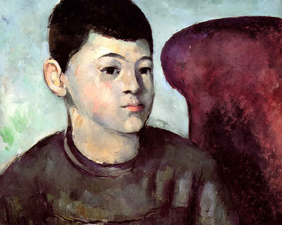 Portrait of the Artist's Son (1885) art print by Paul Cezanne (1885)
