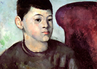 Portrait of the Artist's Son 1885 Painting by Paul Cezanne Art Print (6 Sizes)