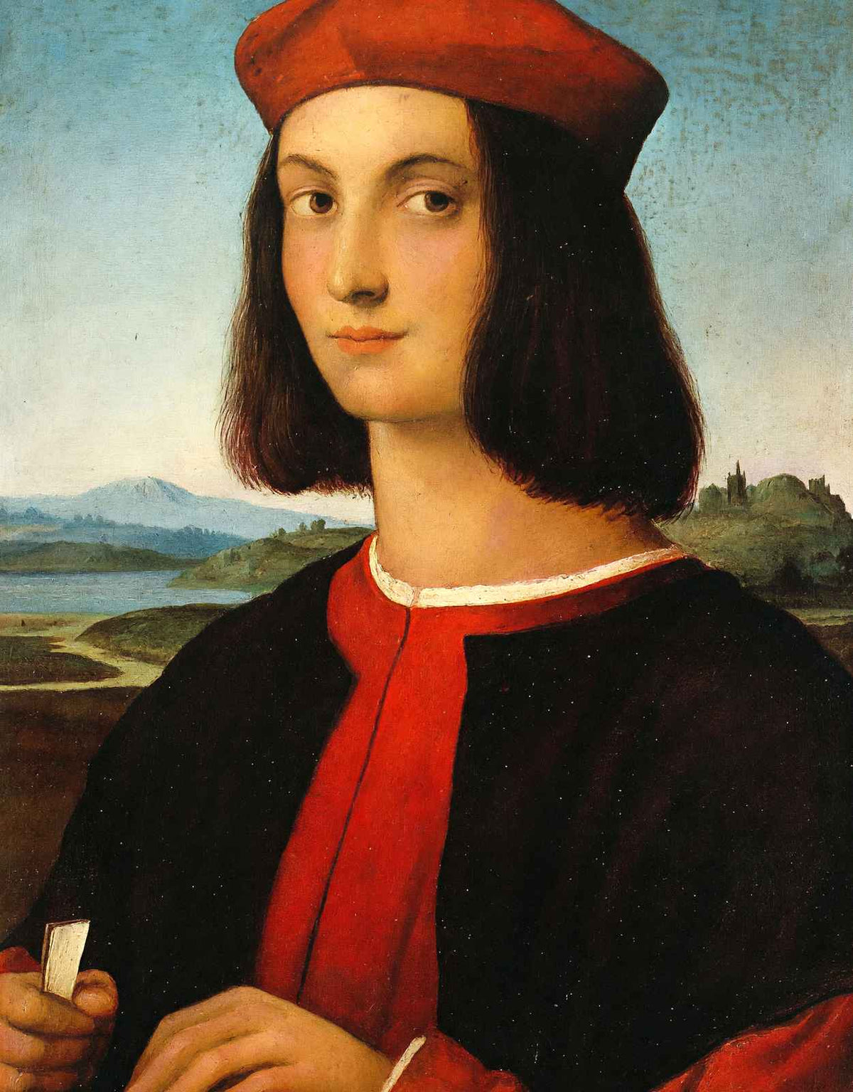 Portrait of the Young Pietro Bembo Art Print 1504 Painting by Raphael (6 Sizes)