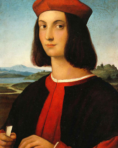 Portrait of the Young Pietro Bembo art print by Raphael (1504)