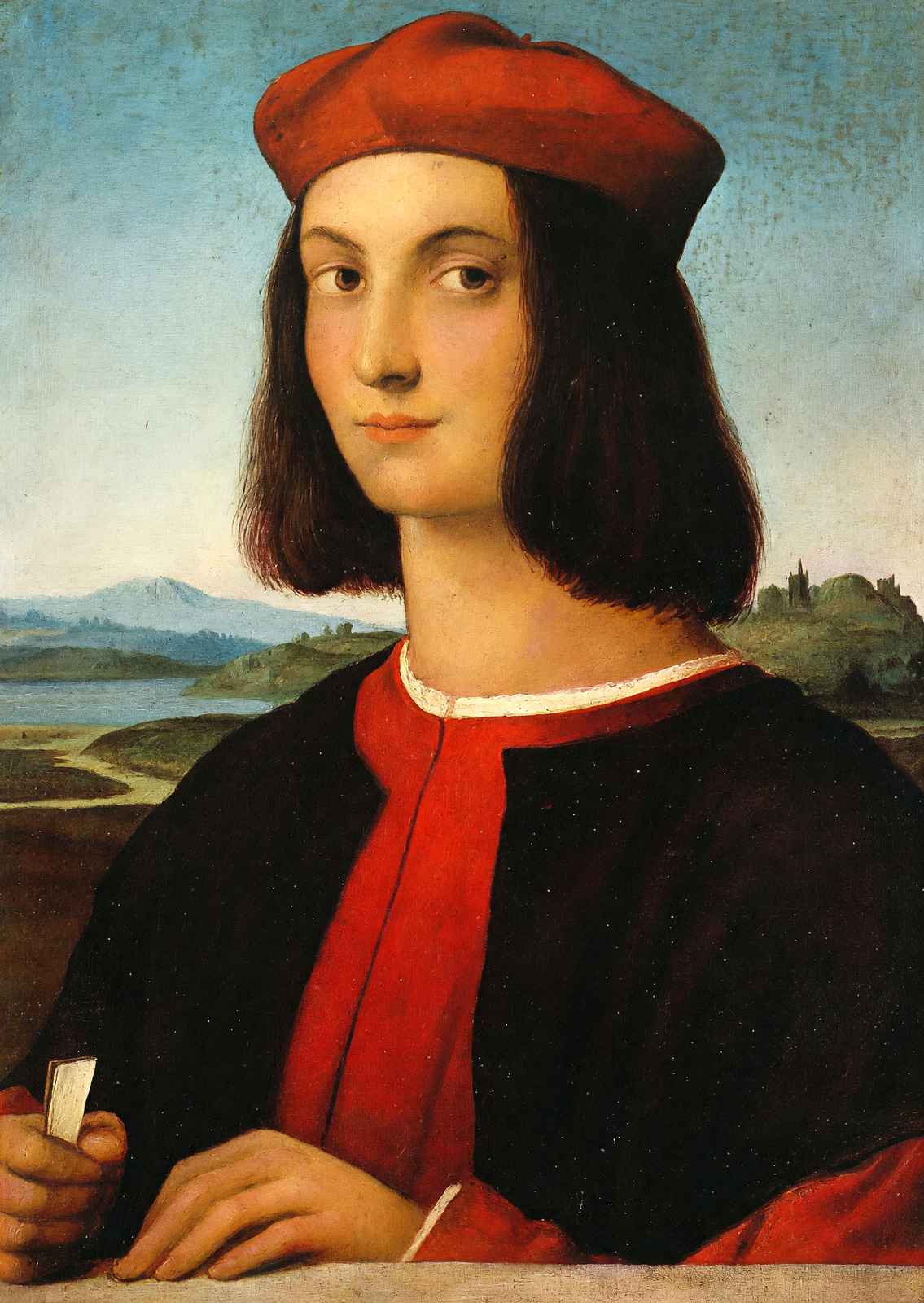 Portrait of the Young Pietro Bembo Art Print 1504 Painting by Raphael (6 Sizes)