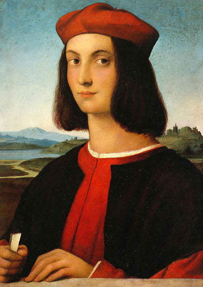 Portrait of the Young Pietro Bembo Art Print 1504 Painting by Raphael (6 Sizes)