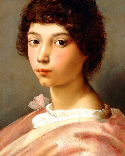 Portrait of a Young Man painting by Raphael (1515)