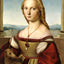 Portrait of a Lady with a Unicorn fine art print by Raphael (1506)