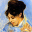 Portrait of Madame Claude Monet art print by Pierre-Auguste Renoir (1872)