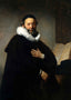 Portrait of Johannes Wtenbogaert Art Print 1633 Painting by Rembrandt (6 Sizes)