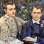 Portrait of Charles and Georges Durand Ruel 1882 Fine Art Print (6 Sizes)