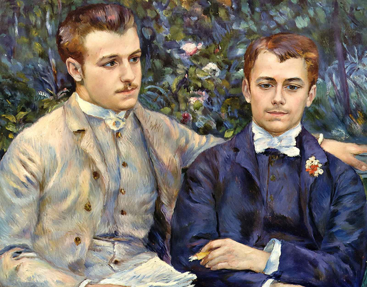 Portrait of Charles and Georges Durand Ruel 1882 Fine Art Print (6 Sizes)