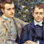 Portrait of Charles and Georges Durand Ruel 1882 Fine Art Print (6 Sizes)