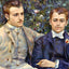 Portrait of Charles and Georges Durand Ruel 1882 Fine Art Print (6 Sizes)
