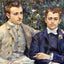 Portrait of Charles and Georges Durand Ruel painting by Pierre-Auguste Renoir (1882)