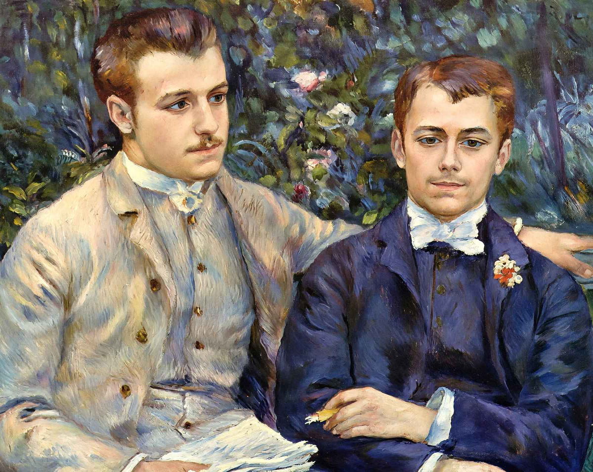 Portrait of Charles and Georges Durand Ruel painting by Pierre-Auguste Renoir (1882)