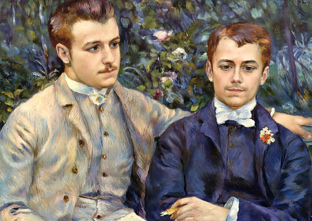 Portrait of Charles and Georges Durand Ruel 1882 Fine Art Print (6 Sizes)