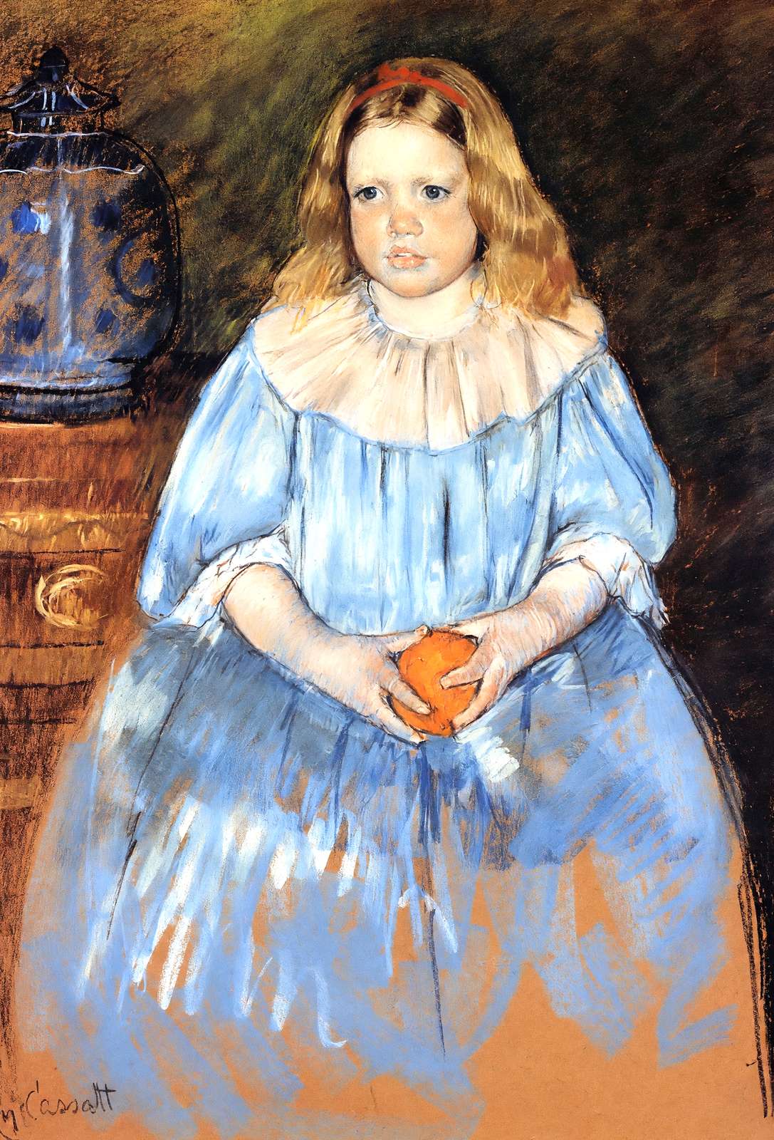 Portrait of Margaret Milligan Sloan (No.2) 1893 by Cassatt Art Print (6 Sizes)