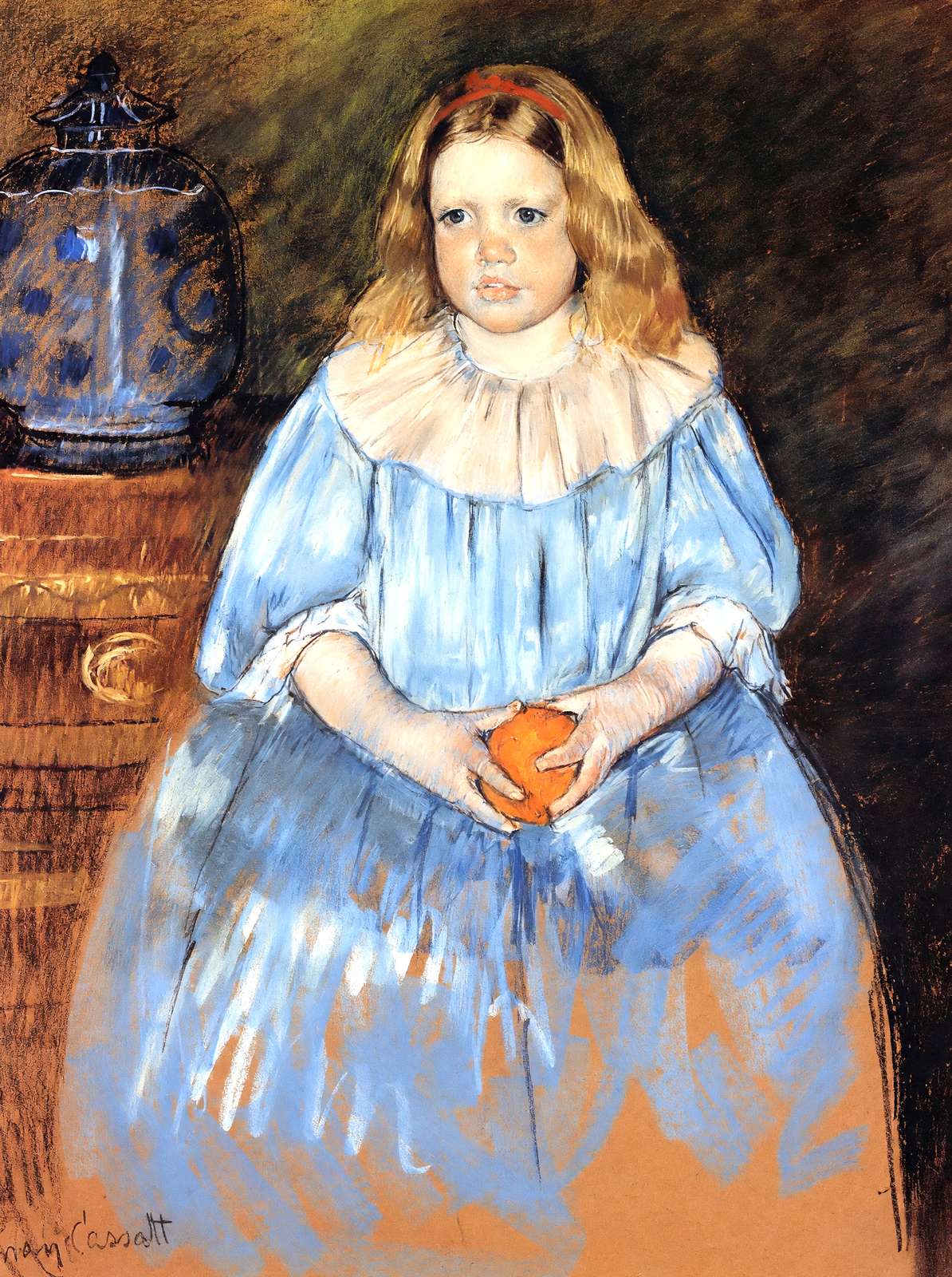 Portrait of Margaret Milligan Sloan (No.2) 1893 by Cassatt Art Print (6 Sizes)