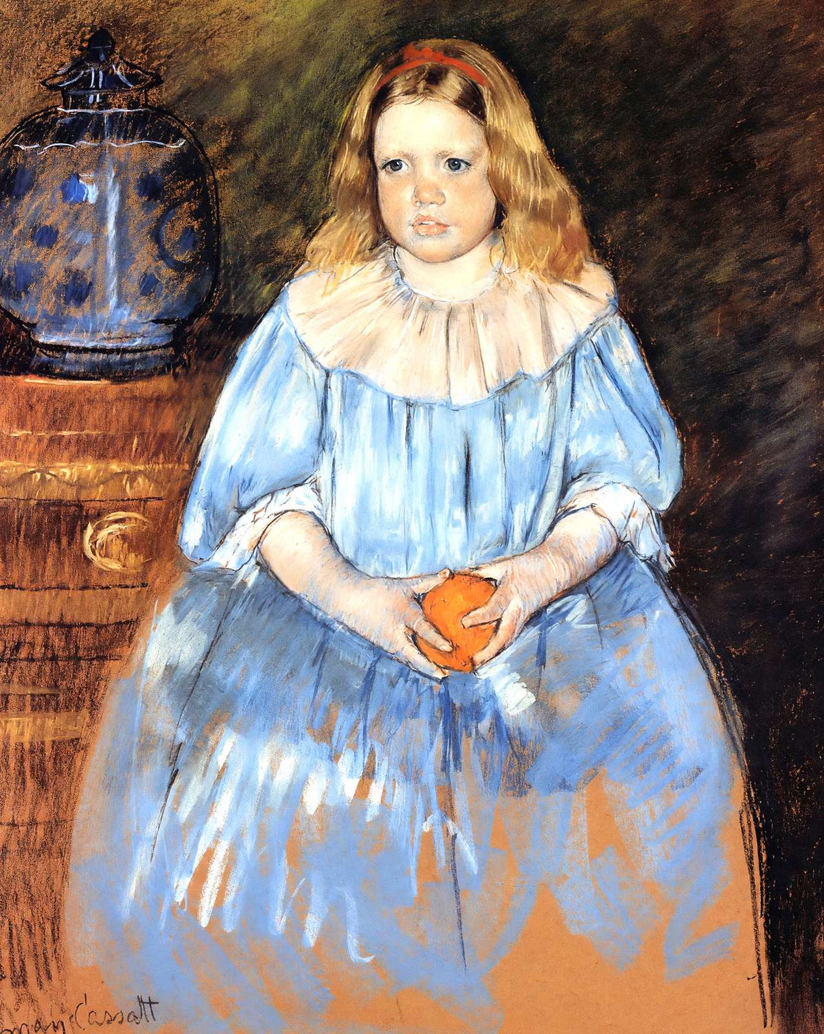 Portrait of Margaret Milligan Sloan (No.2) painting by Mary Cassatt (1893)