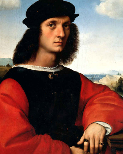 Portrait of Agnolo Doni art print by Raphael (1506)