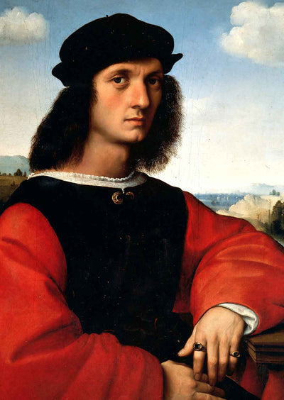 Portrait of Agnolo Doni Art Print 1506 Painting by Raphael (6 Sizes)