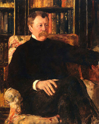 Portrait of Alexander Cassatt fine art print by Mary Cassatt (1880)