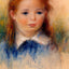 Portrait of a Little Girl Fine Art Print 1880 by Pierre-Auguste Renoir (6 Sizes)