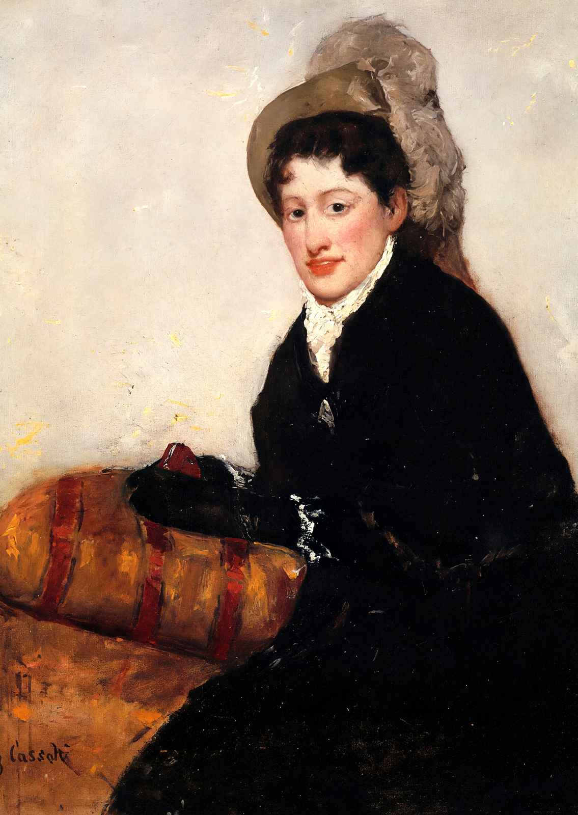 Portrait of Madame X Dressed for the Matinee Art Print 1878 by Cassatt (6 Sizes)