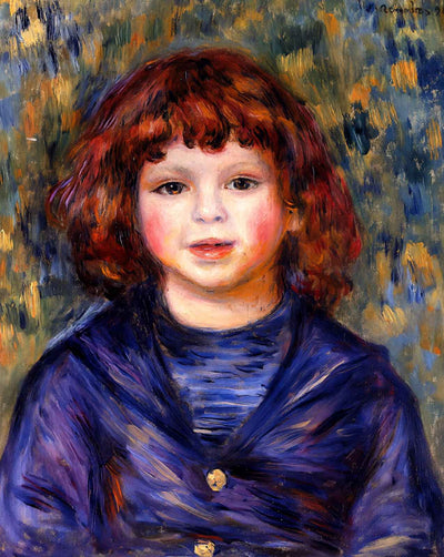 Portrait of Pierre Renoir in a Sailor Suit painting by Pierre-Auguste Renoir (1890)