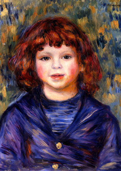 Portrait of Pierre Renoir in a Sailor Suit 1890 Art Print (6 Sizes) - Retouched