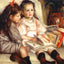 Portraits of Two Children 1895 by Pierre-Auguste Renoir Art Print (6 Sizes)
