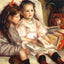 Portraits of Two Children 1895 by Pierre-Auguste Renoir Art Print (6 Sizes)