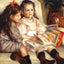 Portraits of Two Children art print by Pierre-Auguste Renoir (1895)