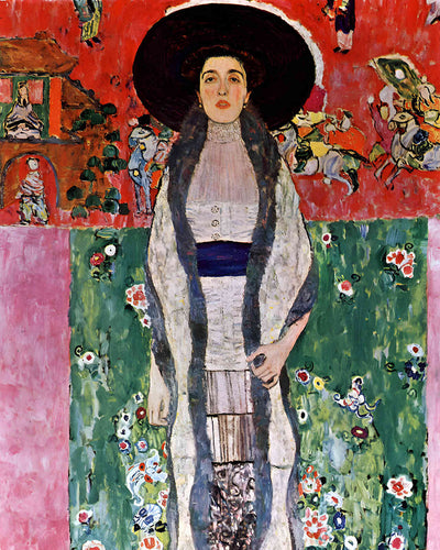 Portrait of Adele Bloch-Bauer Ii 1912 Painting by Gustav Klimt 8x10" Art Print