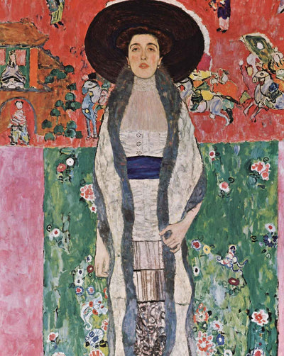 Portrait of Adele Bloch-Bauer Ii painting print by Gustav Klimt (1912)