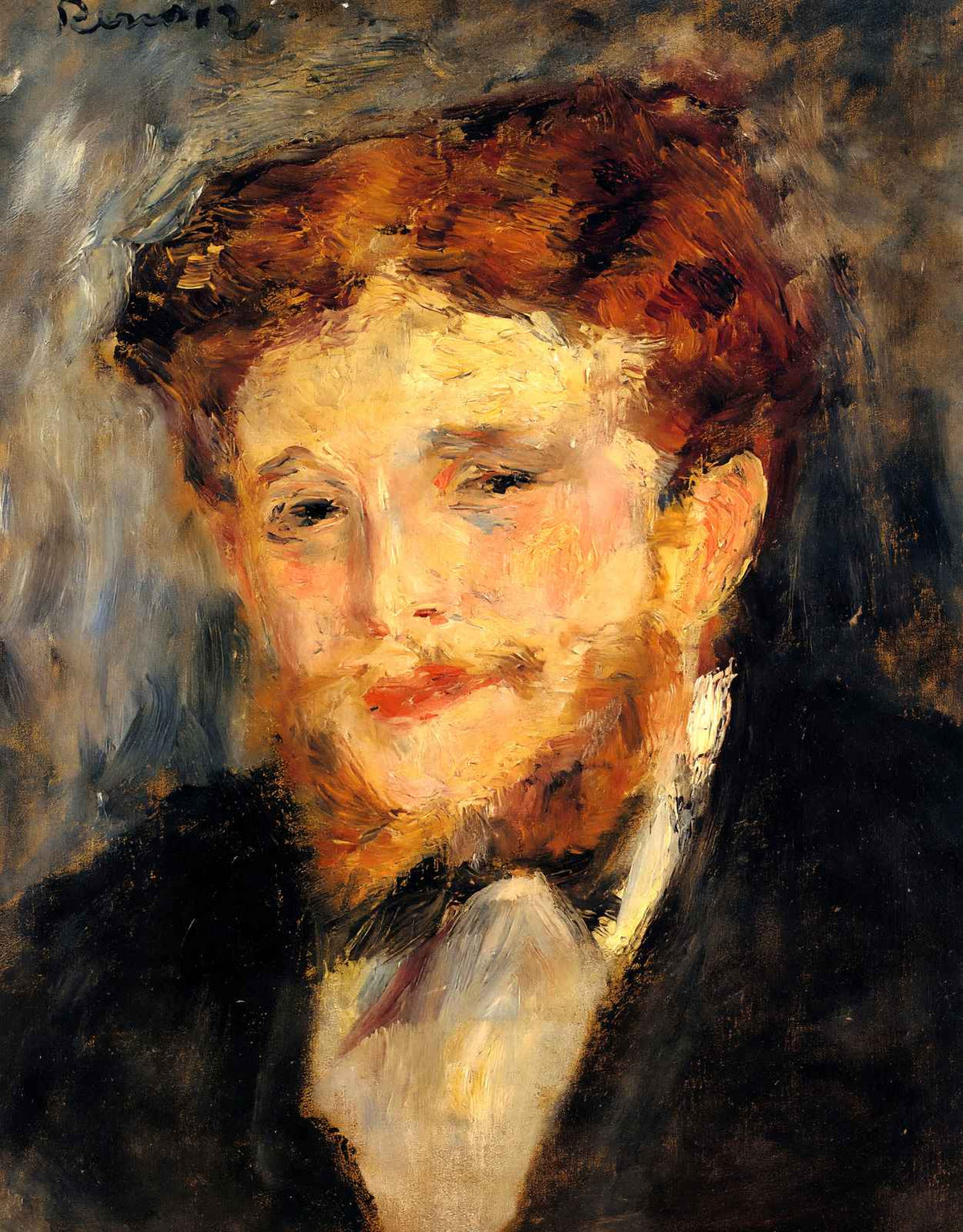 Portrait of Eugene Pierre Lestringuez 1878 by Renoir Art Print (6 Sizes)