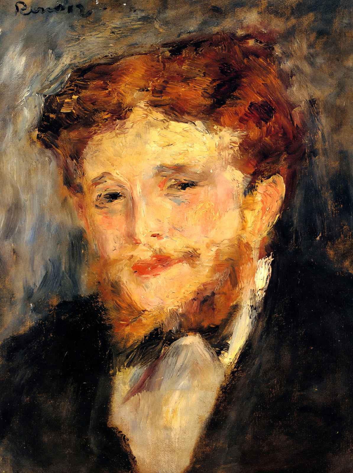 Portrait of Eugene Pierre Lestringuez 1878 by Renoir Art Print (6 Sizes)