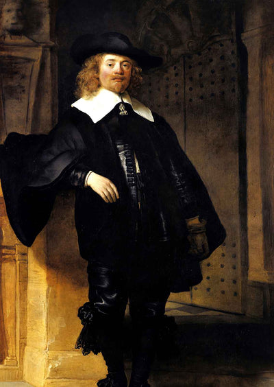 Portrait of Andries De Graeff Art Print 1639 Painting by Rembrandt (6 Sizes)