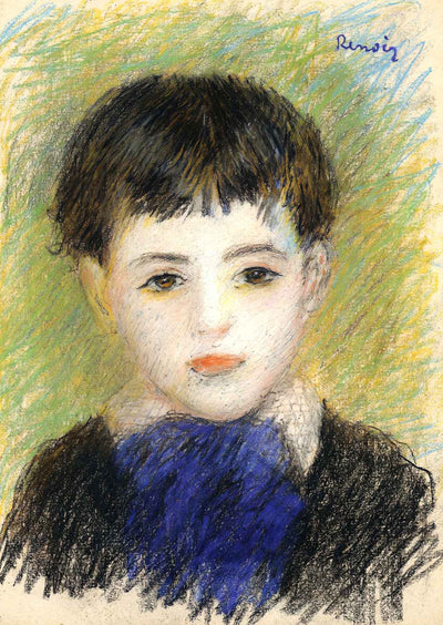 Portrait of Pierre 1890 Painting by Pierre-Auguste Renoir Art Print (6 Sizes)