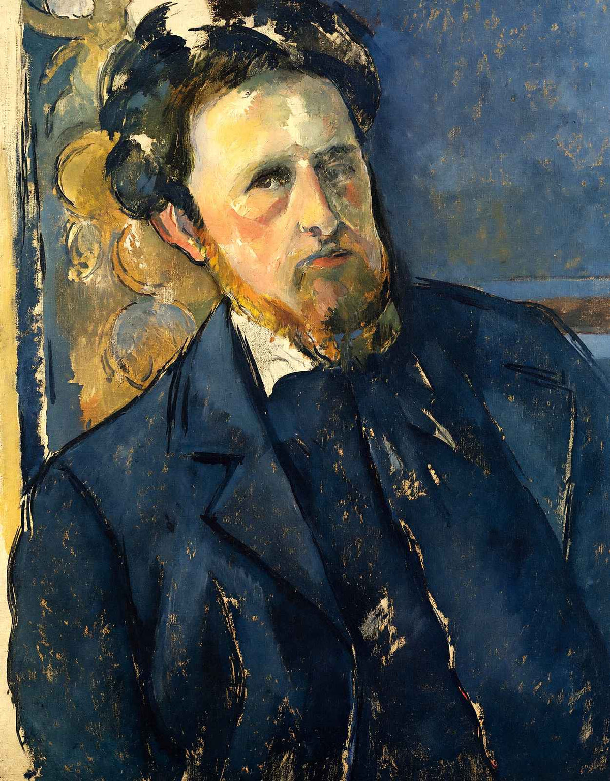 Portrait of Joachim Art Print 1896 Painting by Paul Cezanne (6 Sizes)