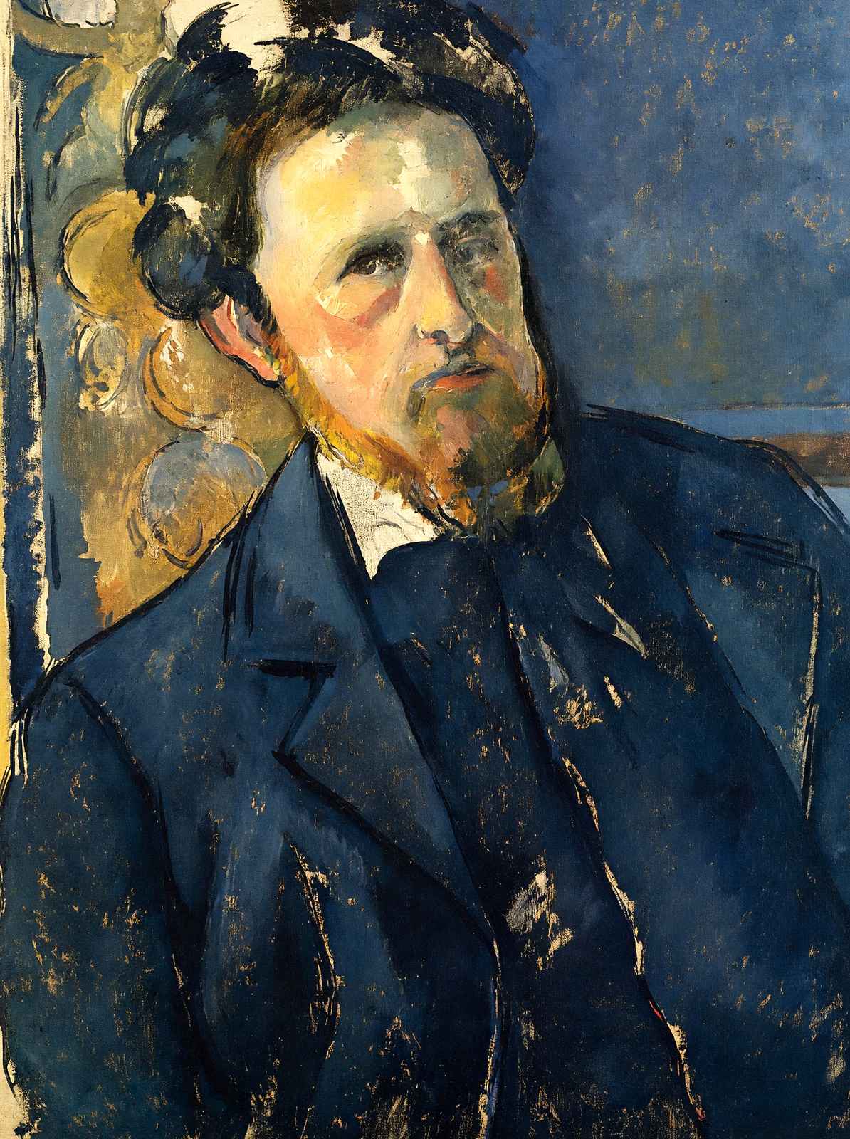Portrait of Joachim Art Print 1896 Painting by Paul Cezanne (6 Sizes)