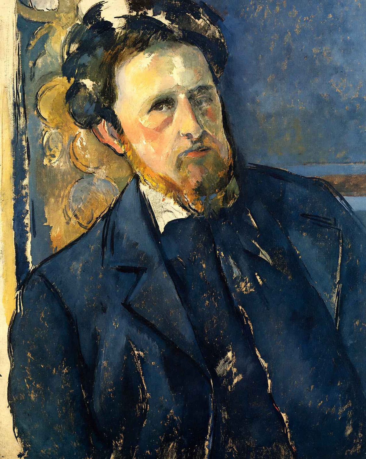 Portrait of Joachim painting by Paul Cezanne (1896)