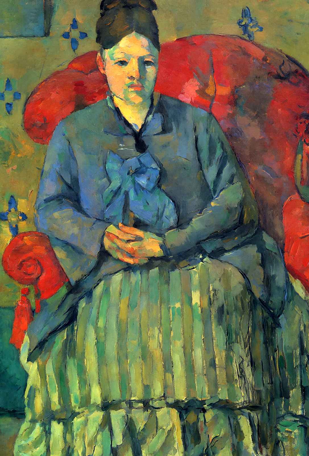 Portrait of Madame Cezanne Fine Art Print 1878 by Paul Cezanne (6 Sizes)