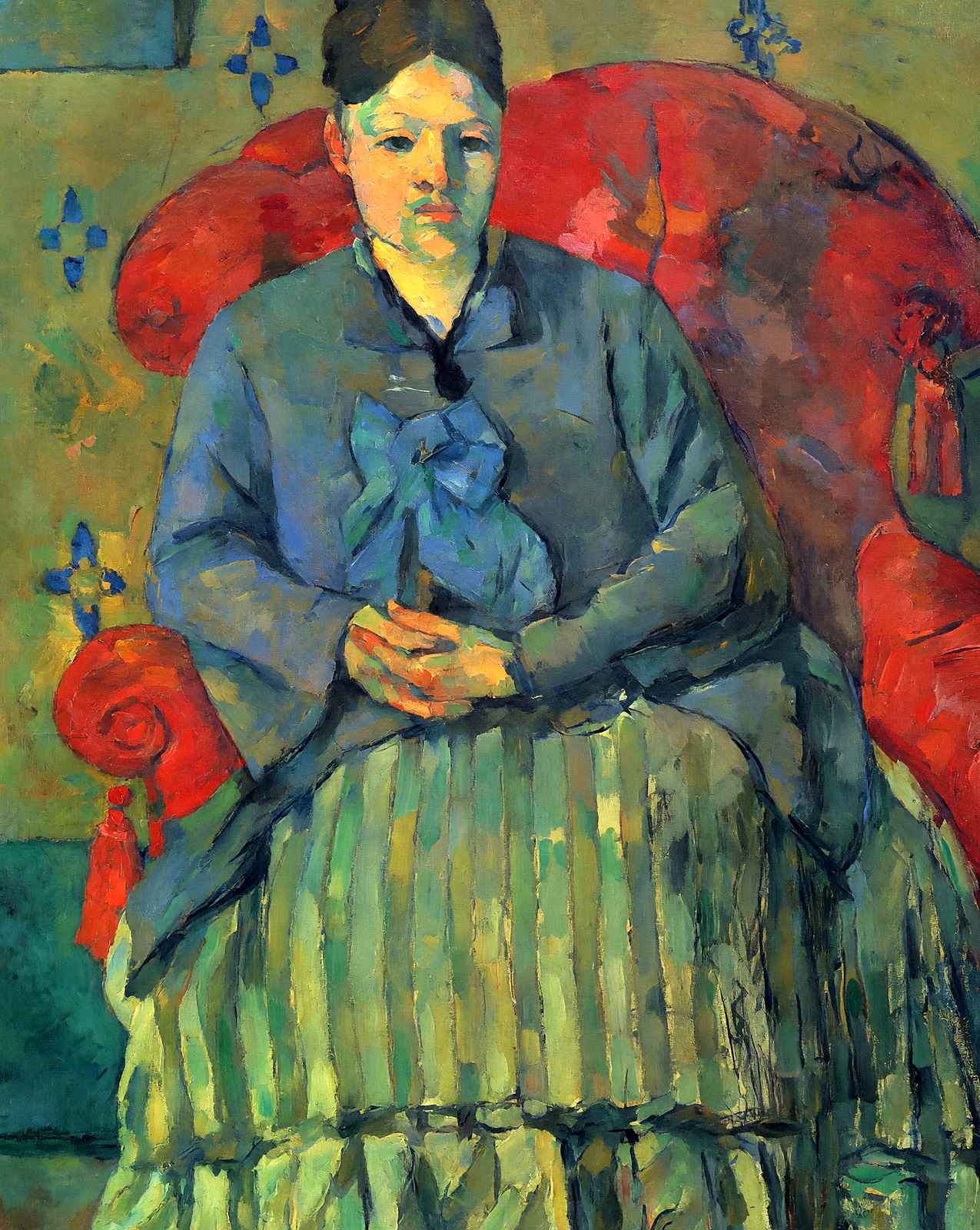 Portrait of Madame Cezanne painting by Paul Cezanne (1878)